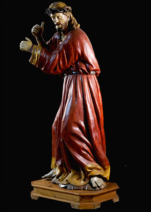 Cristo portacroce, legno policromo, fine sec. XVI